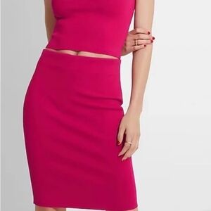 NWT Express Pencil Skirt Color: Magneta Size 8